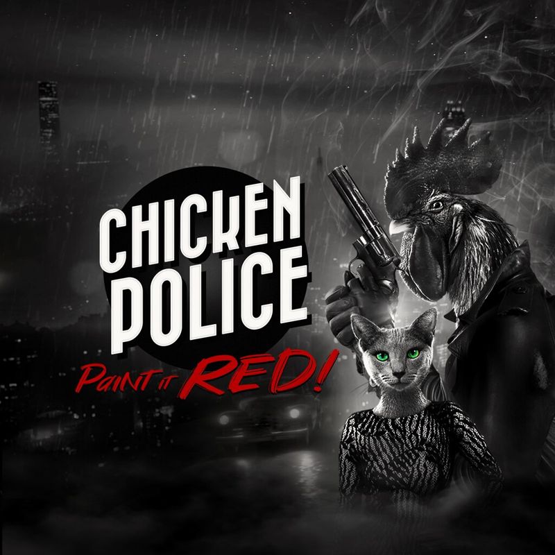 Chicken Police: Paint It Red box art for Playstation 4
